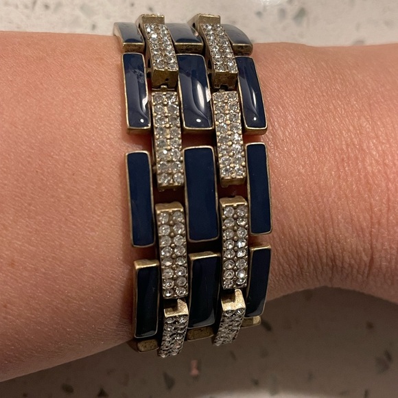 J. Crew link pave bracelet - Picture 2 of 7